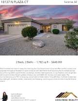 Printable PDF flyer of 18137 N Plaza Ct. Main Photo & Short Description