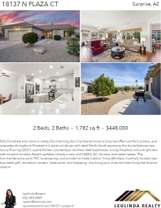 Printable PDF flyer of 18137 N Plaza Ct. 4 Photos & Short Description