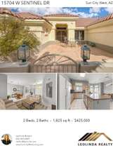 Printable PDF flyer of 15704 W Sentinel Dr. Photos & Basic Info