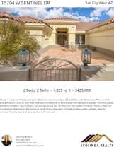 Printable PDF flyer of 15704 W Sentinel Dr. Main Photo & Short Description