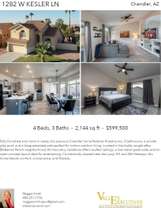 Printable PDF flyer of 1282 W Kesler Ln. 4 Photos & Short Description