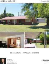 Printable PDF flyer of 3942 N 38th St. Photos & Basic Info