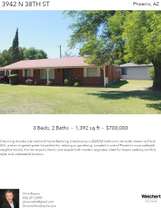 Printable PDF flyer of 3942 N 38th St. Main Photo & Short Description