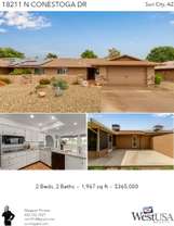 Printable PDF flyer of 18211 N Conestoga Dr. Photos & Basic Info