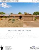 Printable PDF flyer of 18211 N Conestoga Dr. Main Photo & Short Description