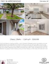Printable PDF flyer of 7401 W Arrowhead Clubhouse Dr, 1006. 4 Photos & Short Description