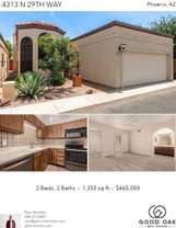 Printable PDF flyer of 4313 N 29th Way. Photos & Basic Info