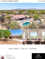 Printable PDF flyer of 11414 N Verch Way. Photos & Basic Info