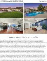 Printable PDF flyer of 8903 Diamondback Dr. 4 Photos & Short Description