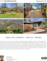Printable PDF flyer of 111 Morrow Rd. 4 Photos & Short Description