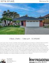 Printable PDF flyer of 327 North Ivy Avenue. Main Photo & Short Description