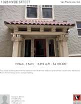 Printable PDF flyer of 1328 Hyde Street. Main Photo & Short Description