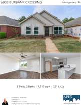 Printable PDF flyer of Montgomery's New Active Senior Construction. Photos & Basic Info