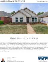 Printable PDF flyer of Montgomery's New Active Senior Construction. Main Photo & Short Description