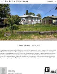 Printable PDF flyer of 1415 N Rosa Parks Way. Main Photo & Short Description