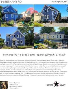 Printable PDF flyer of 14 Bethany Rd. 4 Photos & Short Description