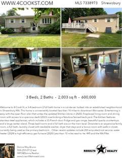 Printable PDF flyer of 4 Cook St. 4 Photos & Short Description