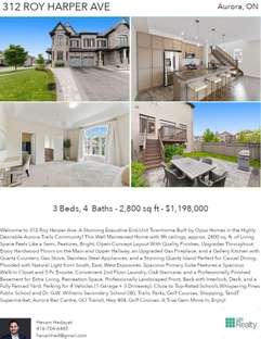Printable PDF flyer of 312 Roy Harper Ave. 4 Photos & Short Description