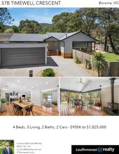 Printable PDF flyer of 37B Timewell Crescent. Photos & Basic Info