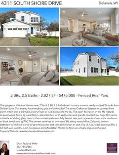 Printable PDF flyer of 4311 South Shore Drive. 4 Photos & Short Description