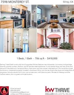 Printable PDF flyer of 7598 Monterey St., Suite 260. 4 Photos & Short Description