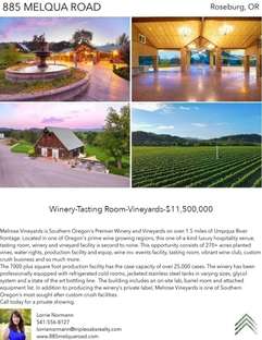 Printable PDF flyer of 885 Melqua Road. 4 Photos & Short Description