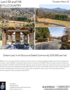 Printable PDF flyer of 130 and 134 Stillcountry Circle. 4 Photos & Short Description