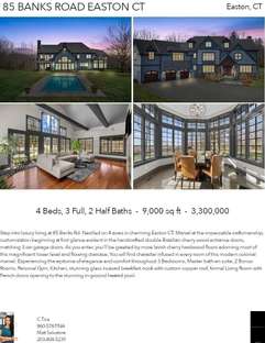 Printable PDF flyer of 85 Banks Road. 4 Photos & Short Description