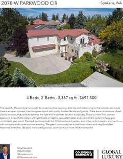 Printable PDF flyer of 2078 W Parkwood Cir. Main Photo & Short Description