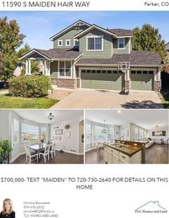 Printable PDF flyer of 11590 S Maiden Hair Way. Photos & Basic Info