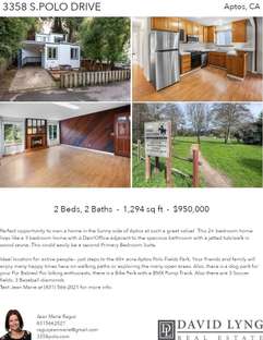 Printable PDF flyer of 3358 S.Polo Drive. 4 Photos & Short Description