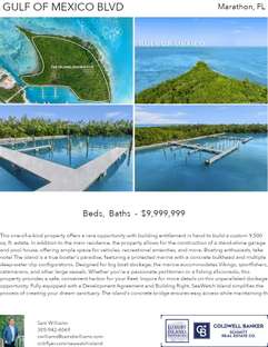 Printable PDF flyer of Seawatch Island. 4 Photos & Short Description