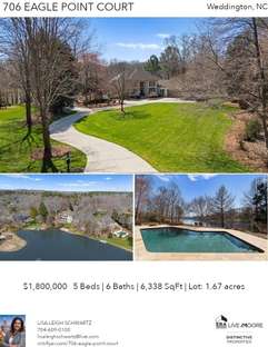 Printable PDF flyer of 706 Eagle Point Court. Photos & Basic Info