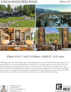 Printable PDF flyer of 3330 W Rockcress Road. 4 Photos & Short Description