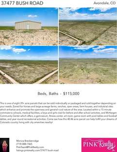 Printable PDF flyer of 37477 Bush Road. 4 Photos & Short Description